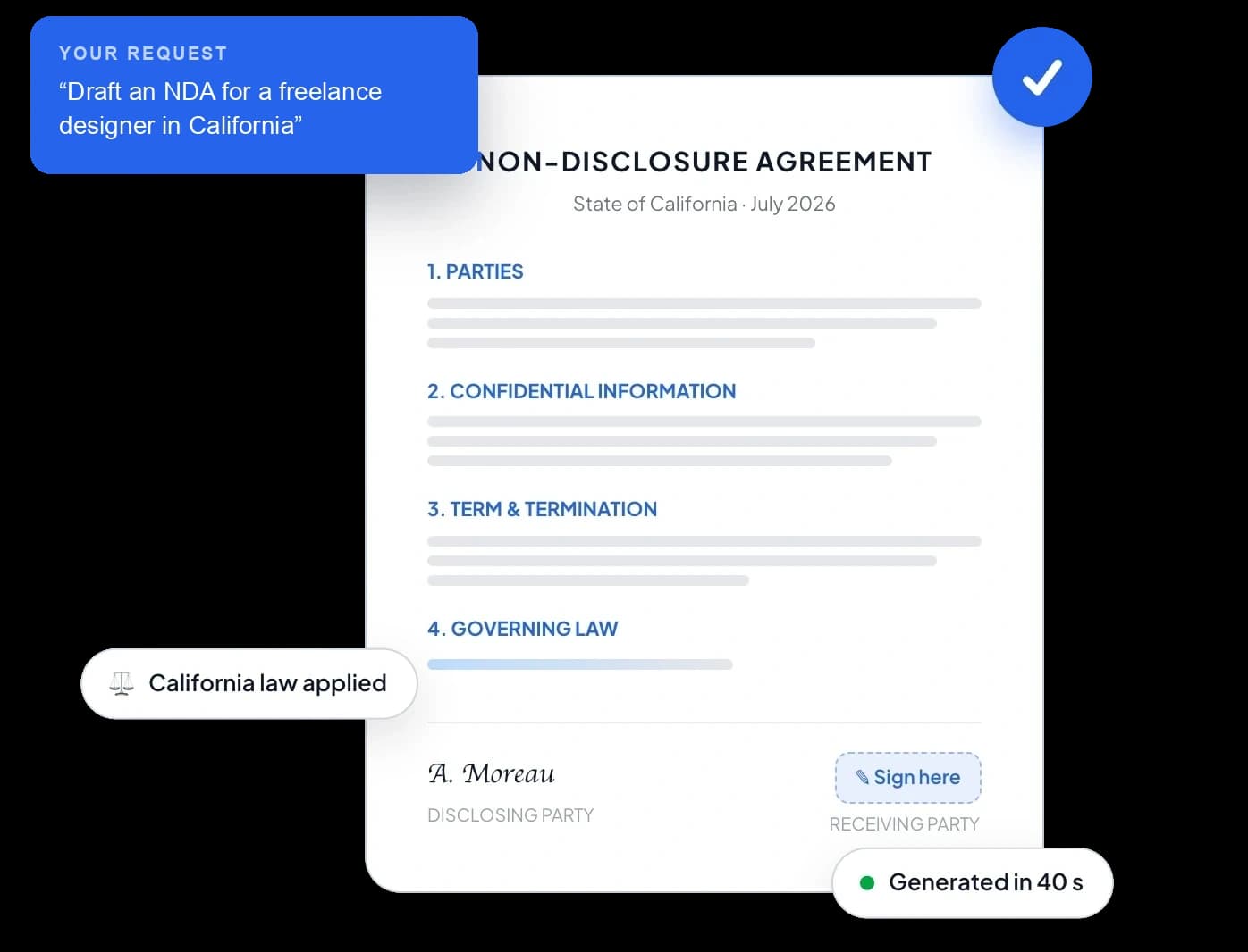 Image de l'assistant juridique IA de LegesGPT
