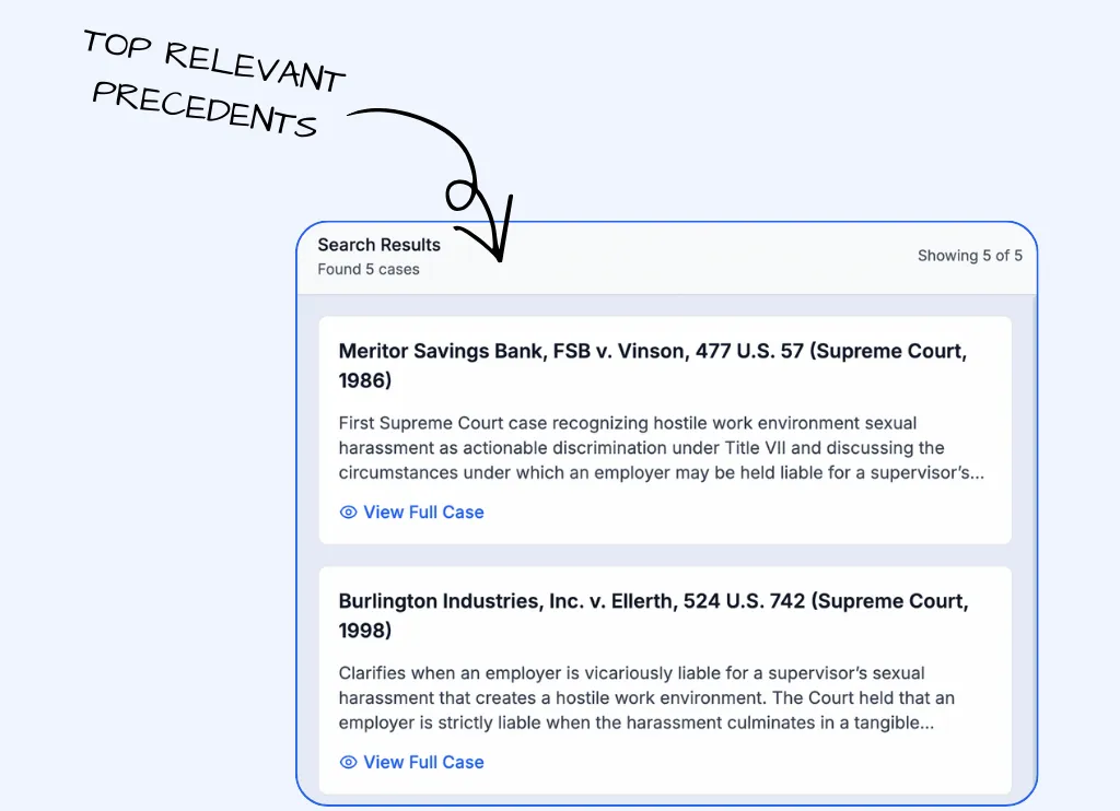 AI case law search with LegesGPT
